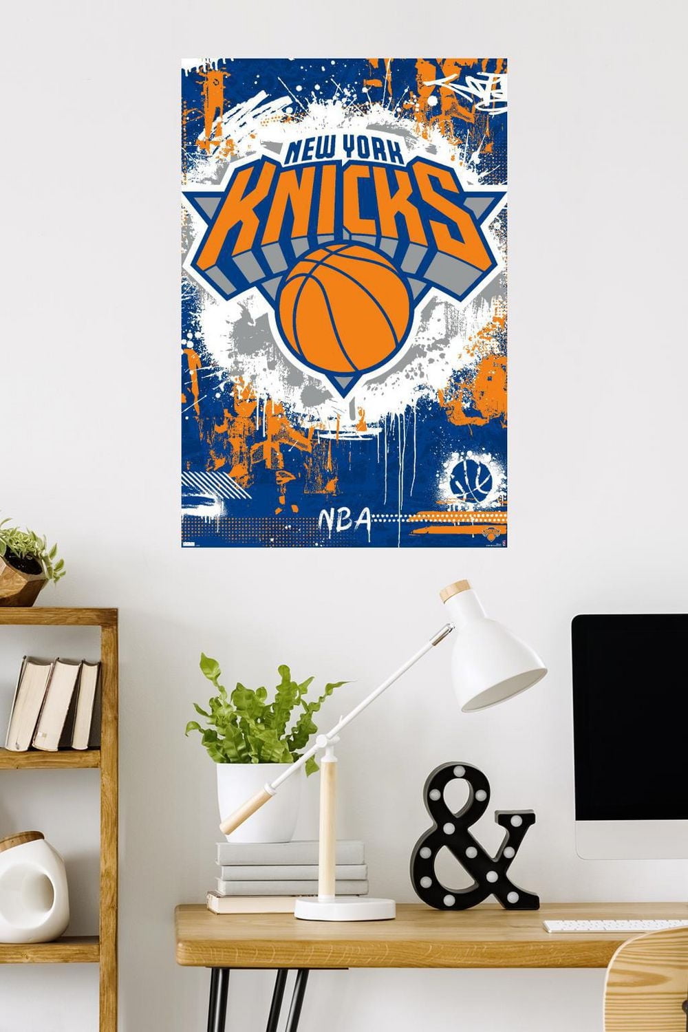 NBA New York Knicks - Maximalist Logo 23 Wall Poster, 22.375" x 34"