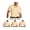 Nude, variant on 3-Pack Insta Slim Mens V-Neck Compression, Athletic Shapewear T-Shirt VS0003