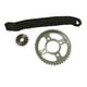 thumbnail image 2 of ENGRANE 43X16 CADENA 428X120L SET HONDA GL 150 CARGO (14-22) RODA, 2 of 2
