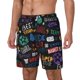 thumbnail image 1 of Fotbe Basketball Traje de Baño para Hombre – Shorts de Natación de Secado Rápido con Forro y Bolsillos-Large, 1 of 6