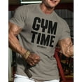 thumbnail image 2 of Gymish Gym Time Motivational Gym Shirt for Men – Workout Lifting T-Shirt, Funny Fitness Tee, Men’s Athletic Gym Apparel, 2 of 5