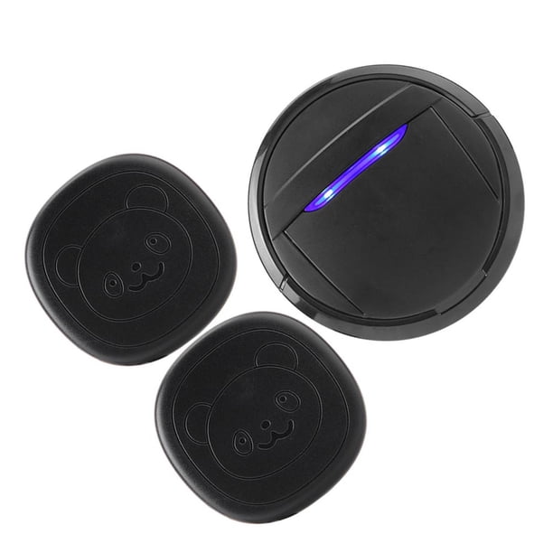Timbre Inalámbrico Impermeable Con Botón Táctil, Timbre Para Puerta De Perro, Llamador SOS, 2 Transmisores, 1 Receptor