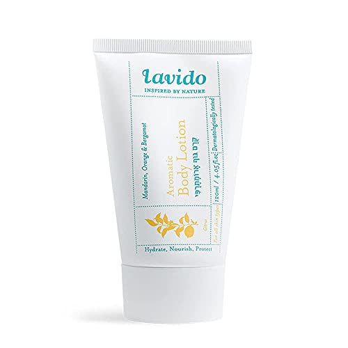 Lavido - Natural Aromatic Body Lotion (Mandarin) (8.45 fl oz | 250 ml) | Clean, Non-Toxic Skincare