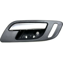 Interior Door Handle Compatible with 2007-2014 Chevrolet Tahoe 2007-2013 GMC Sierra 1500 Front, Right Passenger Black bezel with chrome lever
