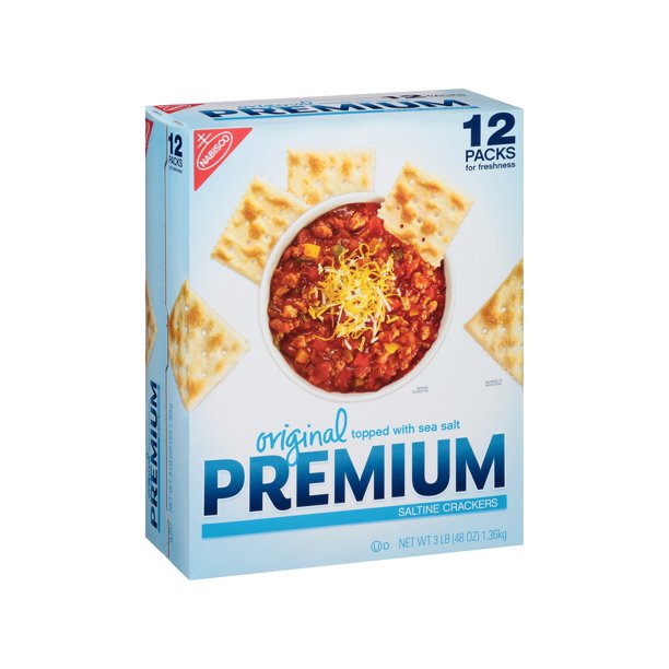 Branded Nabisco Original Premium Saltine Crackers (48 oz.) Pack of 2