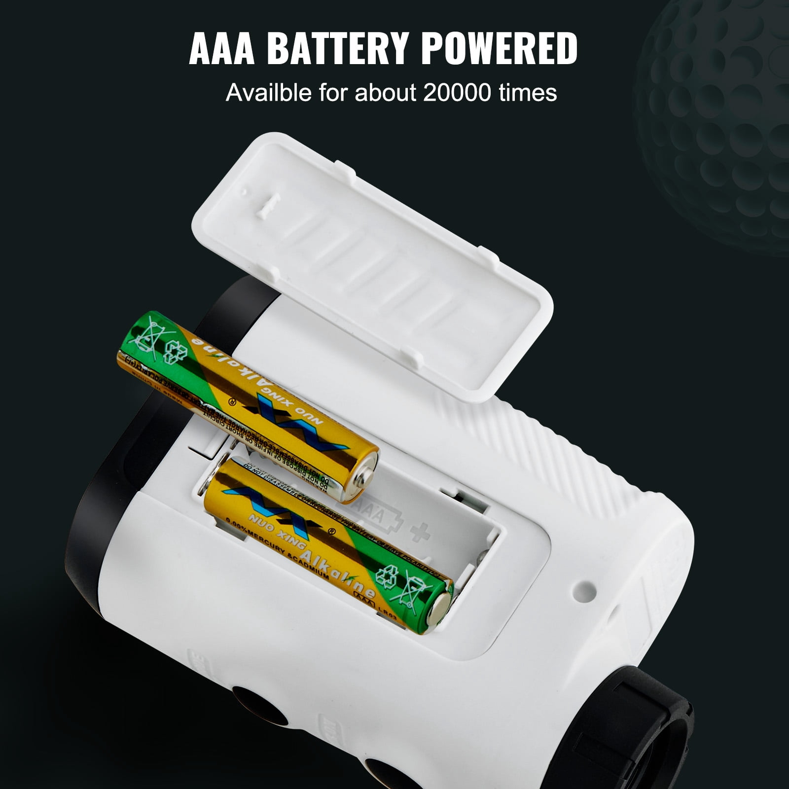 SKYSHALO 650 Yards 6X Magnification Distance Measuring Laser Golf Rangefinder Distance Measuring Slope Switch Battery