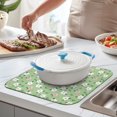 thumbnail image 2 of Pioneer Flower Floral Print Pattern Kitchen Dish Drying Mat 1 Pack, Ultra Absorbent Microfiber Drainer Mat, 16"x18", 2 of 6