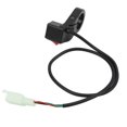thumbnail image 1 of 3 Speed Handlebar Control Switch, Plastic+Metal Easy Control High Sensitivity Motorcycle Handlebar Switch Lightweight  For Electric Bicycle Scooter ATV, 1 of 8