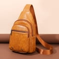 thumbnail image 2 of Bolso de Pecho Bolso Bandolera Multifuncional Ligero para Hombres Mujeres (Amarillo), 2 of 9