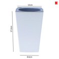 thumbnail image 1 of Brick Pattern Flowerpot Imitation Metal Plastic Flower Pot Square And Tall Type For Gardening Potted Plants Fu, 1 of 1