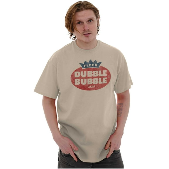 Retro Vintage Dubble Bubble Gum Logo Men's Graphic T Shirt Tees Brisco Brands S