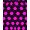 Pink, Pattern 2, variant on ODIKA 8'x10' Machine Washable Non-Slip Area Rug, Botanical Vine Scroll with Stylized Floral Embellishments High Traffic Rug, Black, 525765