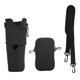 thumbnail image 1 of YM-Funda para botella de agua elegante con aislamiento térmico, funda para botella de agua de neopreno con bolsa y correa ajustable para el hombro, color negro, 1 of 10