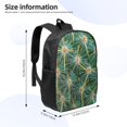 thumbnail image 3 of Goofa Thorns Of Macro Cactus Pattern 17in Student Backpack - School, Travel, Work Bookbag -Laptop Backpack,Water Resistant College School Computer Bag, 3 of 6