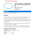 thumbnail image 2 of Fuel Pump Tank Seal - Compatible with 2004 - 2018 Chevy Silverado 2500 HD 2005 2006 2007 2008 2009 2010 2011 2012 2013 2014 2015 2016 2017, 2 of 2