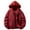 Burgundy, variant on ZACPNCV Men's Lightweight Jackets Full Zip Up with Hood & Multi Pocket Fake Two Pieces Windbreaker Color Block Coat Fall