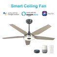 thumbnail image 6 of SMAAIR Explorer 56inch Outdoor Ceiling Fan with Light for Smart Home, 6 of 10