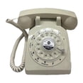 thumbnail image 1 of GUOOL Audio Guest Book Phone Vintage Phone Recorder Classic Desk Telephone Model Beige, 1 of 9