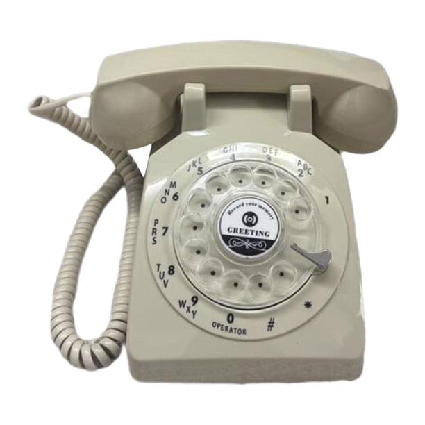 Libro de visitas de audio Teléfono de boda, Libro de visitas de audio Grabación clásica de mensajes de audio, Grabadora de teléfono antiguo, Teléfono Beige
