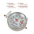 thumbnail image 4 of Escali AHG1 Stainless Steel Direct Grill Surface Thermometer, Searing Temperature Zones 100-500F Degree Range NSF Certified, 4 of 4