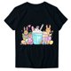 thumbnail image 1 of Blusas de Manga Corta para las Mujeres Divertida Impresión Cuello Redondo Camiseta Vintage, Blusas de Primavera para las Mujeres, 1 of 4