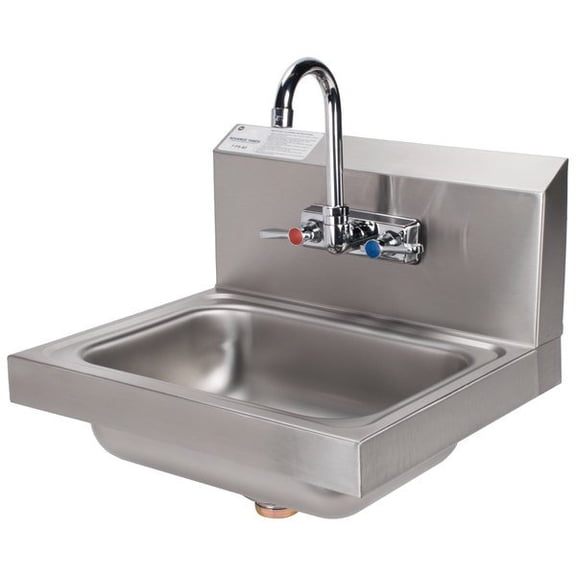 Hand Sink,Wall,17-1/4 In. L,15-1/4 In. W 7-PS-60
