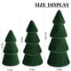 thumbnail image 2 of Decoraciones Navideñas MOREDOTS Set de 3 Árboles de Cerámica con Terciopelo, 2 of 6