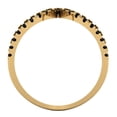 thumbnail image 4 of 0.5 ct Round Cut Natural Onyx Statement 14K Yellow Gold Womens Engagement Ring, 4 of 5