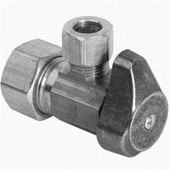 ANGLE VALVE 1/2X1/4 CHRM