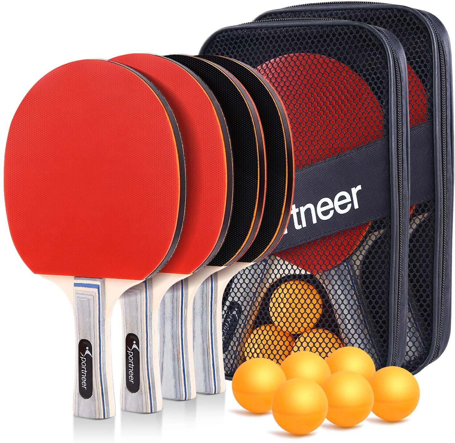 Portable Table Tennis Racket Ping Pong Paddle Bat Pouch Case Cover Container New 