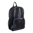 thumbnail image 5 of Eastsport Unisex 16" Success Mesh Backpack, Black/Blue, 5 of 7
