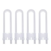 4 Pack Baby Child Safety Cabinet Latches For Closet Kitchen Door U-Shaped Lock