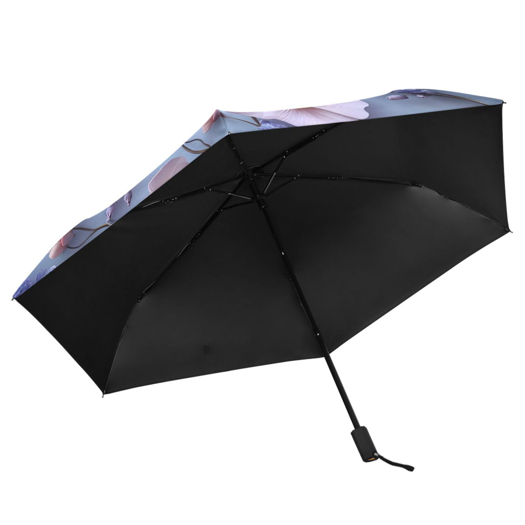 ALAZA Flower-a8 UPF 50+ Compact Folding Umbrella for Rain Travel Umbrella Packable
