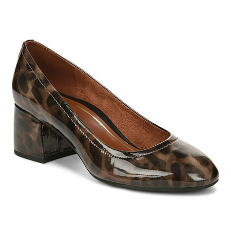 

Vionic Carmel Women s Heels Black Leopard Patent Size 5 M