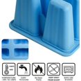 thumbnail image 2 of Moldes para helado, moldes para helado de 10 cavidades, moldes para paletas reutilizables para preparar sorbetes de helado para paletas (azul) JM, 2 of 5