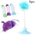 thumbnail image 2 of Cat Toy Set Interactive Plush Cute Cat Teaser Toy Cat Chew Toy Kitten Mouse Toy, 2 of 8