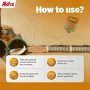 Akfix 840 Fire Block Insulating Straw Foam Sealant 12 oz-2 Pack