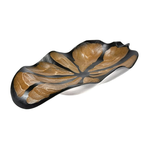 Unique Leaf Shaped Mango Wood Bowl or Tray