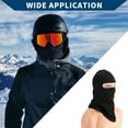 thumbnail image 2 of Máscara facial balaclava larga Unique Bargains con capucha para esquí y sol, máscaras para motocicleta y ciclismo, transpirable, 1 pieza, negra, 2 of 6