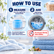FOCA Extra Soft Liquid Fabric Softener, Sandalwood Scent, Helps Reduce Static Cling, 25 Loads, 33.81 fl oz