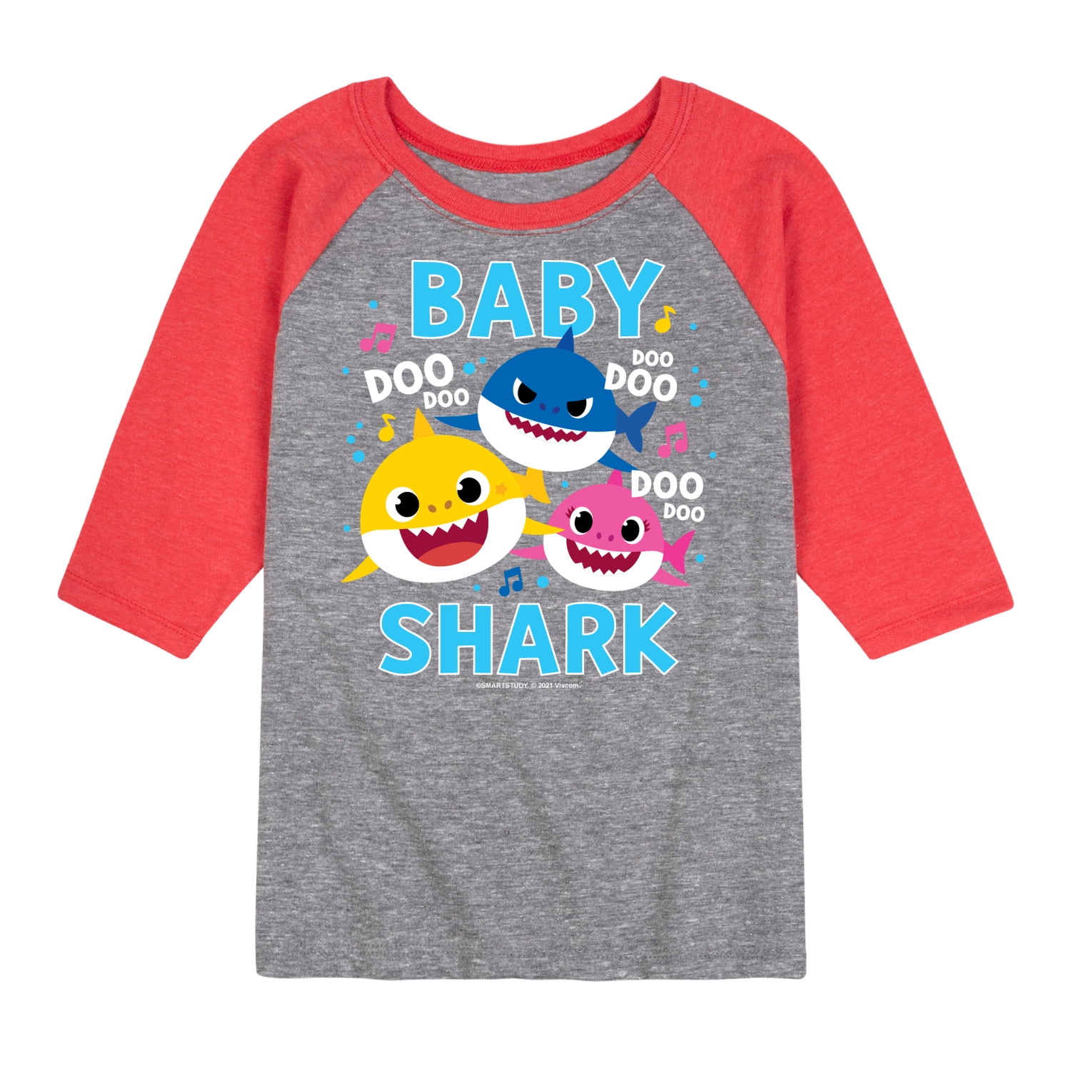 Baby Shark Baby Shark Family Doo Doo Doo Toddler And Youth Raglan
