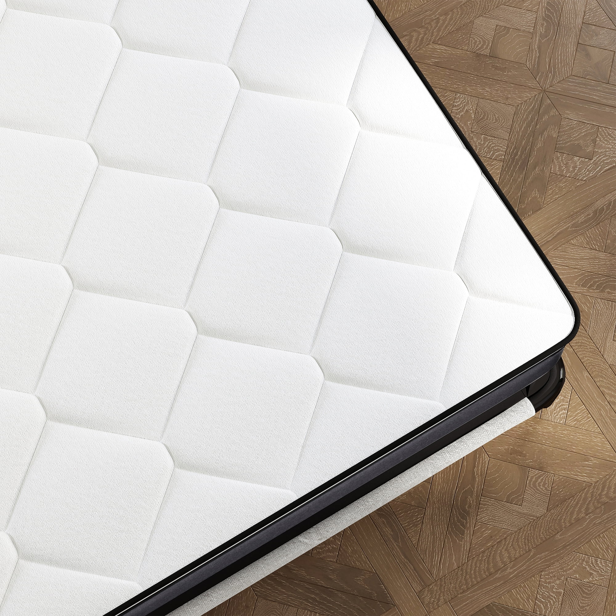 lemontalking 12 inch King Mattress,Medium Firm Hybrid Mattresses in a Box