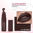 thumbnail image 2 of Dark Brown Velvet Lip Mud, Lightweight Liquid Lipstick with Matte Finish, Buildable Blurred Lip Tint for Everyday – 6.5ml, 2 of 7