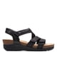 thumbnail image 1 of Sandalia de Cuña Calenne Clara para Mujer Clarks Negra Talla 7 Ancha, 1 of 1