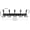 Black Tri, variant on Coat Hooks Wall Mounted 10 Pack Flat Hooks Black P-10 Heavy Duty Rust Free