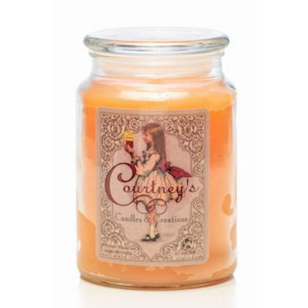 ORANGE BLOSSOM Courtneys Candles Maximum Scented 26oz Large Jar