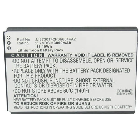 Synergy Digital Wifi Hotspot Battery, Works with T-Mobile Sonic 2.0 4G LTE Wifi Hotspot, (Li-Ion, 3.7V, 3000 mAh) Ultra High Capacity, Compatible with NET11 LI3730T42P3h6544A2 Battery