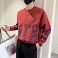 thumbnail image 2 of Sudadera de cuello redondo y cuello redondo para hombre, estilo Harajuku, moda de invierno, ropa de abrigo, ropa de calle, tops de estilo coreano, 2 of 5