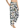 thumbnail image 2 of Balery Watercolor Butterflies print Women's Pajama Pants,Ultra Lightweight Pjs,Lounge Pant-X-Large, 2 of 9
