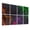 Color 2, variant on 8 Pack Art Acoustic Panels Sound Absorbing Abstract Geometric Neon Polygon Glowing Lines Dark Faceted Decorative Soundproof Wall Panels Self Adhesive for Nursery Game Room Bedroom 48"x32"
